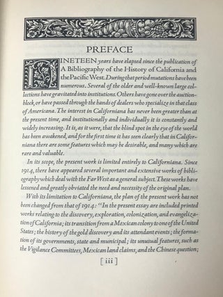 A Bibliography of the History of California, 1510-1930