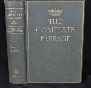 Item #2014-V38 The Complete Peerage Volumes 1-14