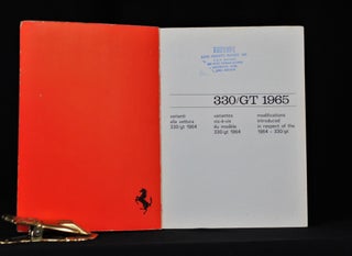 Ferrari 330 GT Operating, Maintenance and Service Handbook