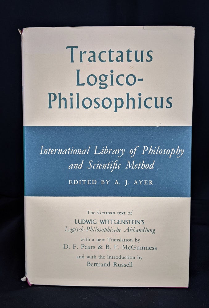 Tractatus Logico-Philosophicus - Internation Library of Philosophy and Scientific Method. A. J. Ayer.