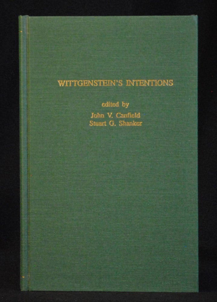 Item #2021-L183 Wittgenstein's Intentions. John V. Canfield, Stuart G. Shankar.