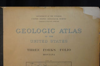 Geologic Atlas of The United States, Three Forks Folio, Montana