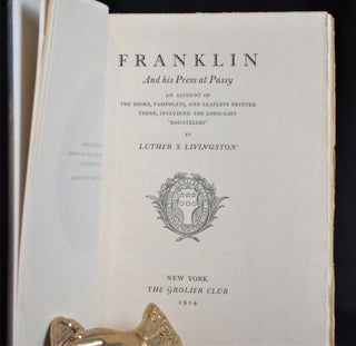 Franklin and his Press at Passy