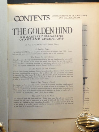 The Golden Hind A Quarterly Magazine of Art and Literature