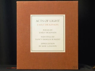 Item #2023-P185 Acts of Light: The World of Emily Dickinson. Emily Dickinson, Jane Langton