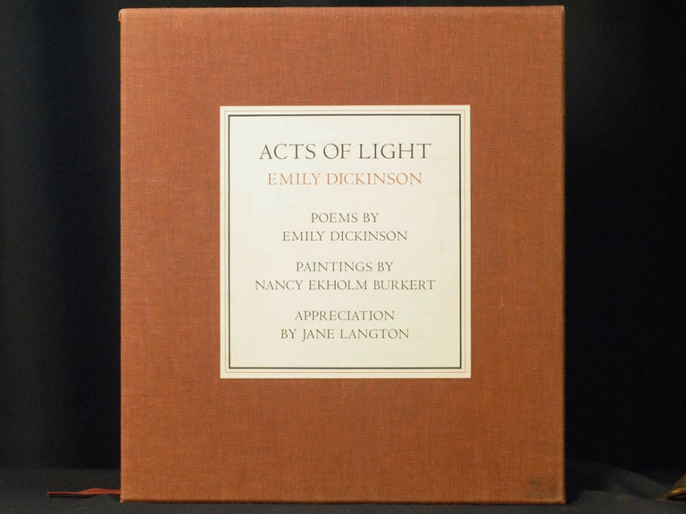Item #2023-P185 Acts of Light: The World of Emily Dickinson. Emily Dickinson, Jane Langton.