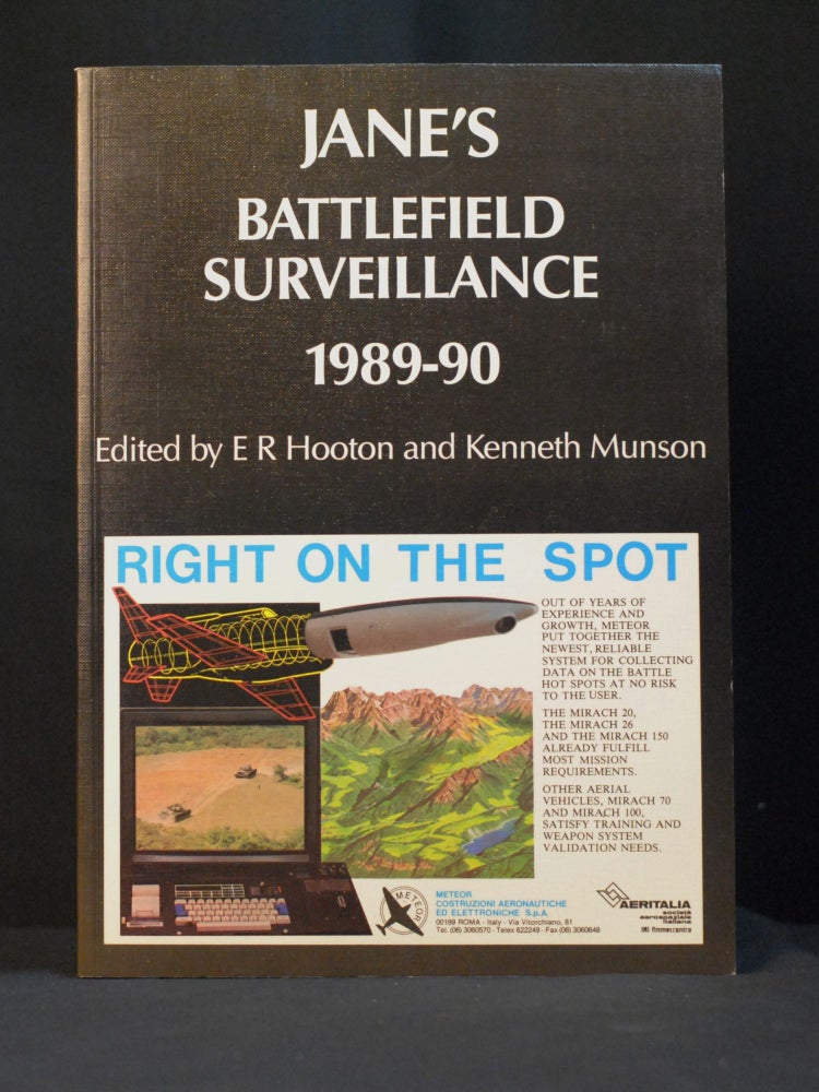 Item #2023-P293 Jane's Battlefield Surveillance Systems 1989-90. E. R. Hooton, Kenneth Munson.