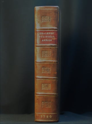 Item #2023-P41 Political Annals of the Present United Colonies, From Their Settlement to the...