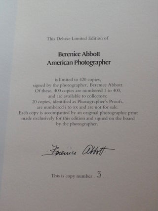 Berenice Abbott: American Photographer