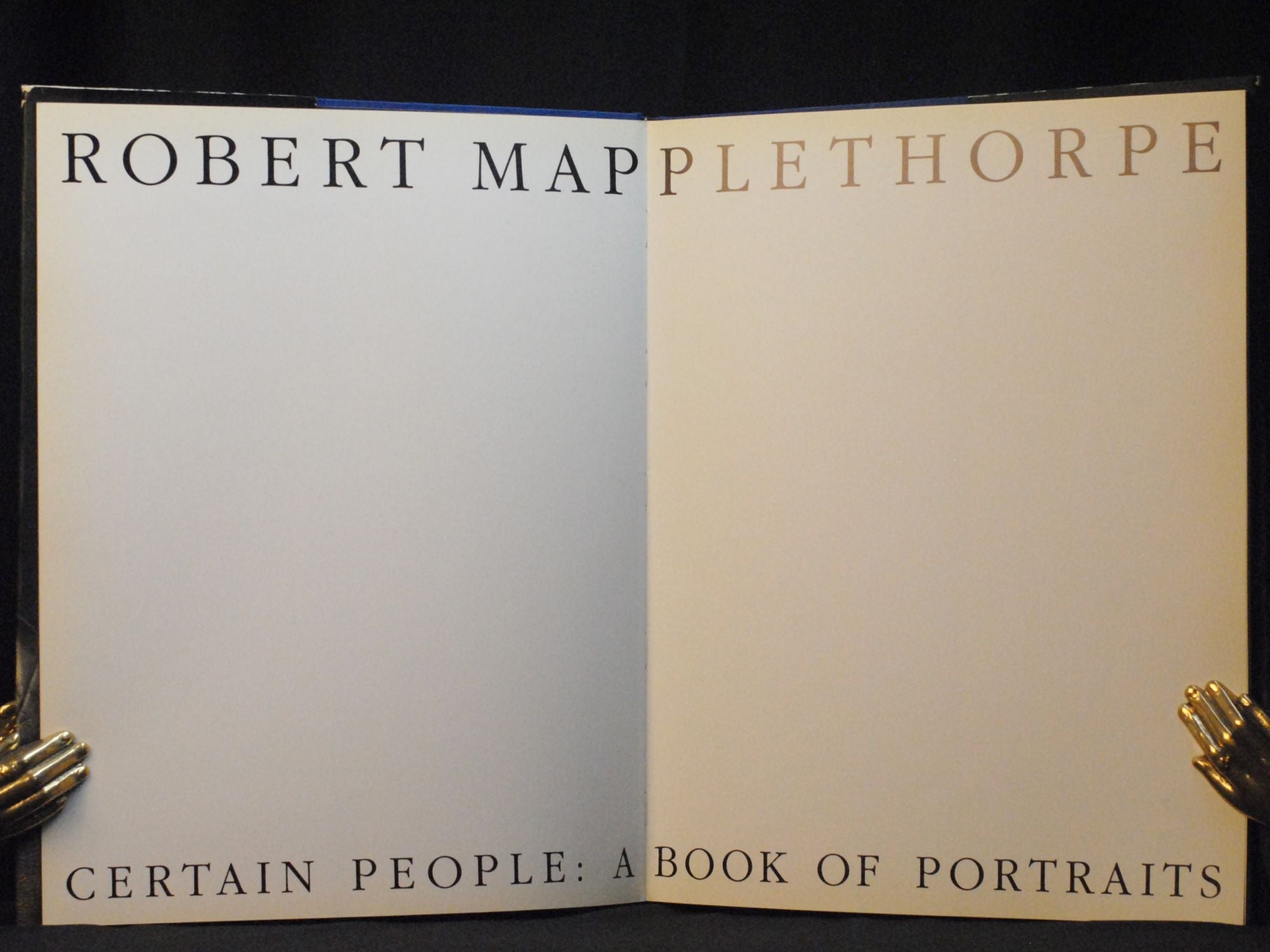 Robert Mapplethorpe: Certain People by Robert Mapplethorpe on B Street  Books, ABAA/ILAB