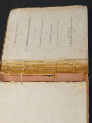Oliver Twist; or, The Parish Boy's Progress. By Boz. With other Tales and Sketches, from Bentley's Miscellany and The Library of Fiction.