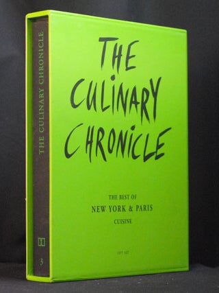 Item #2024-Q48 The Culinary Chronicle, Vol. 3 : The Best of New York and Paris (English and...