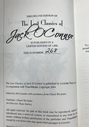 The Lost Classics of Jack O'Connor Deluxe Edition