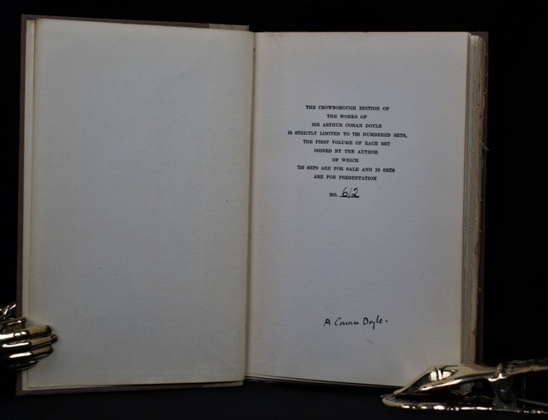 Item #Dickens-29 The Crowborough Edition of the Works of Arthur Conan Doyle, 24 volumes. Arthur Conan Doyle.