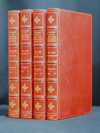 Item #Steve-2 A History of the English Speaking Peoples [Bayntun-Riviere Binding]. Winston Churchill