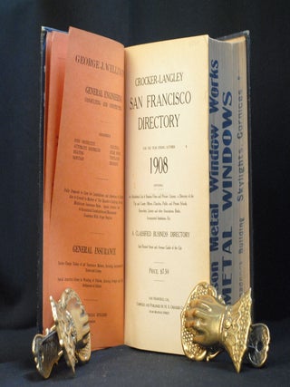 CROCKER-LANGLEY SAN FRANCISCO DIRECTORY 1908